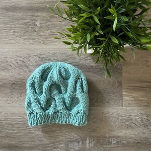 NEW Hand-Crafted Teal Beanie